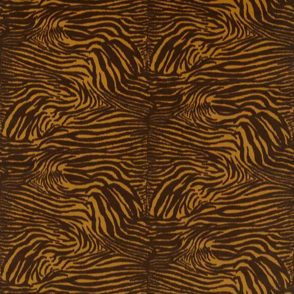 Equidae Onyx/Amber Light  Fabric by Harlequin