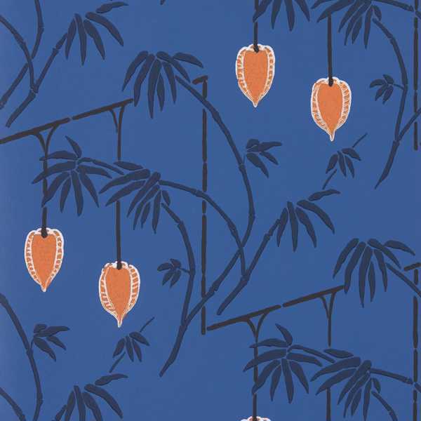 Kimiko Majorelle/Clementine Wallpaper by Harlequin