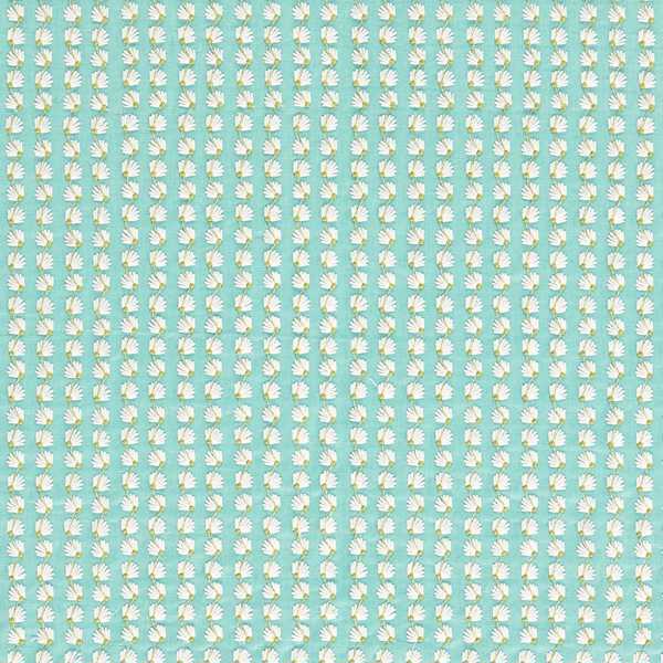 Silene Aqua/First Light/Forest Fabric by Harlequin