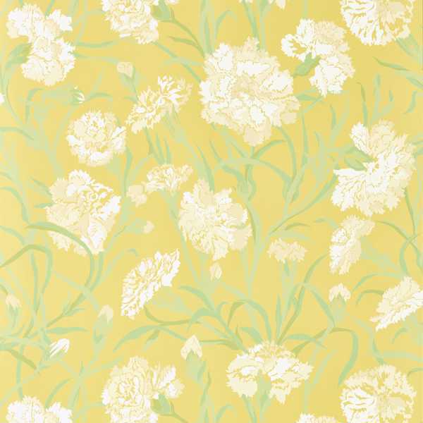 Fleur de Joie Chalk/Clover/Honey Wallpaper by Harlequin