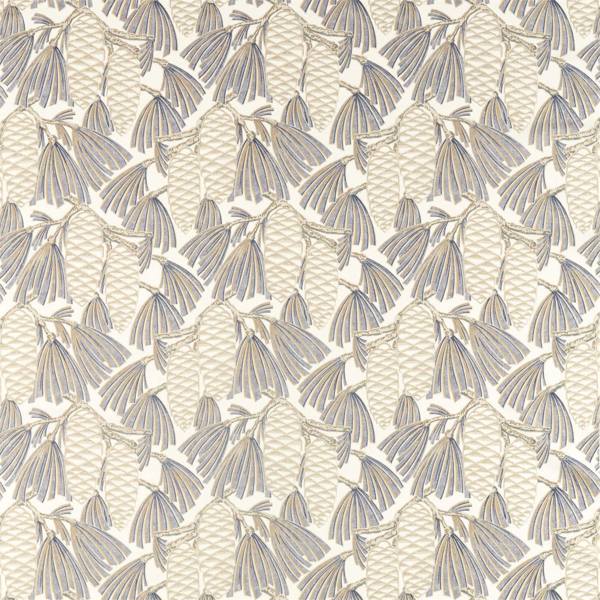 Foxley Platinum Fabric by Harlequin