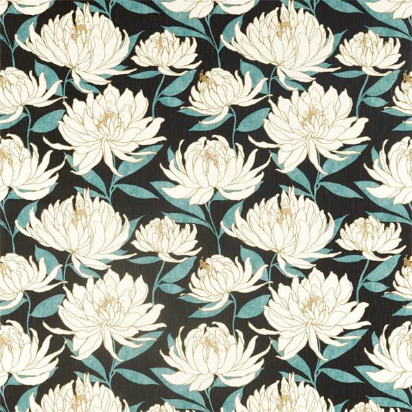 Sebal Midnight / Kingfisher Fabric by Harlequin