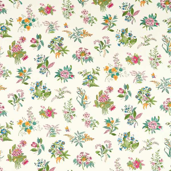 Woodland Floral Peridot/Ruby/Pearl Fabric by Harlequin