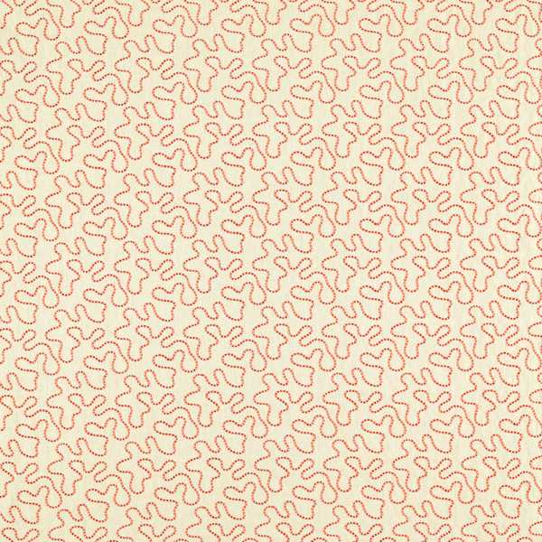 Wiggle Linen/Carnelian Fabric by Harlequin