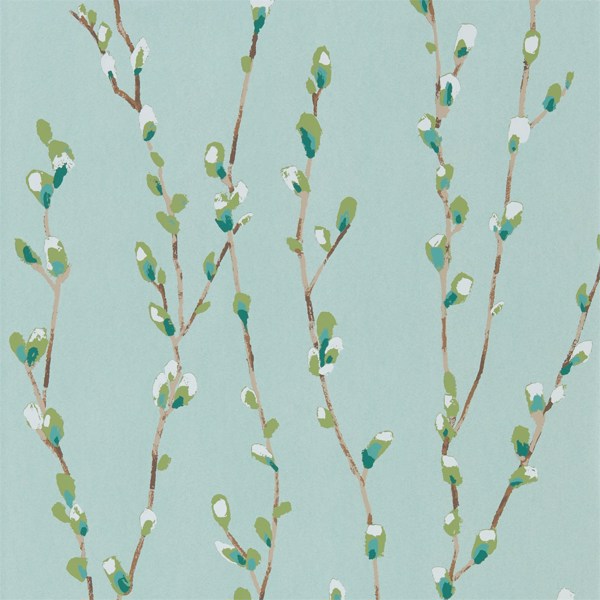 Salice Mint/Emerald Wallpaper by Harlequin