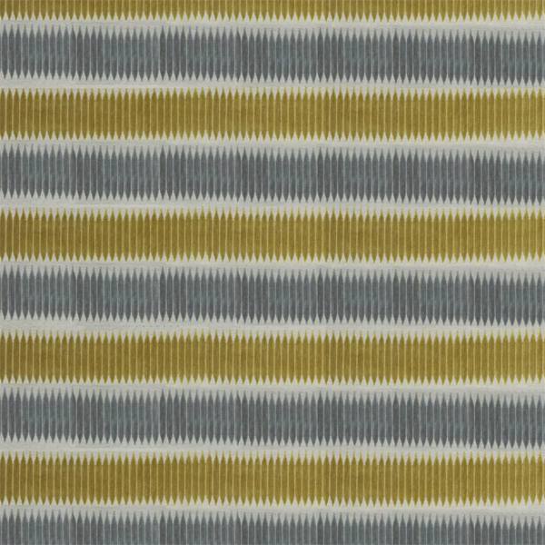 Nevido Citrus/Platinum Fabric by Harlequin