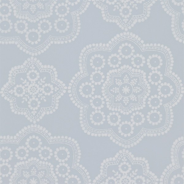Odetta Powder Blue Wallpaper by Harlequin