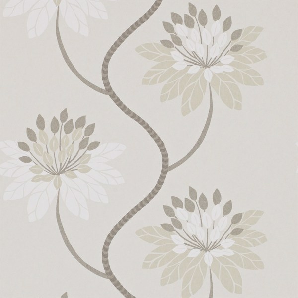 Eloise Buttermilk/Linen Wallpaper by Harlequin