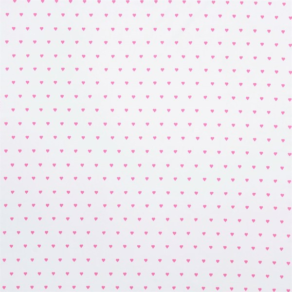 Love Hearts Candy Floss and Natural Fabric by Harlequin