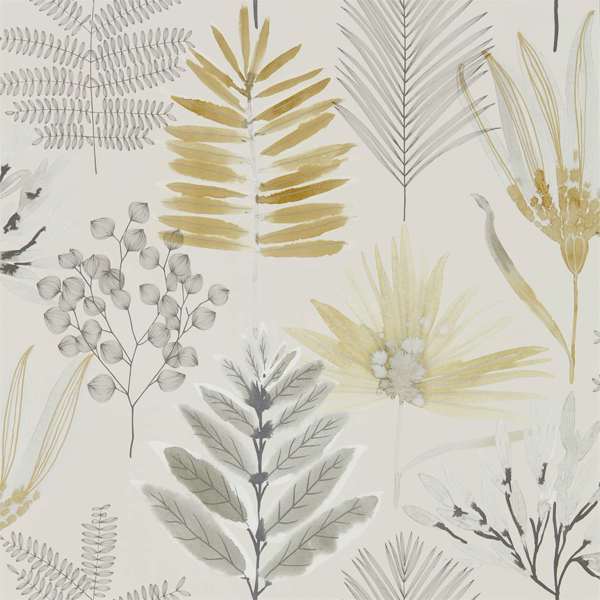 Yasuni Ochre/Linen Wallpaper by Harlequin