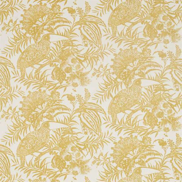 Toco Ochre Fabric by Harlequin