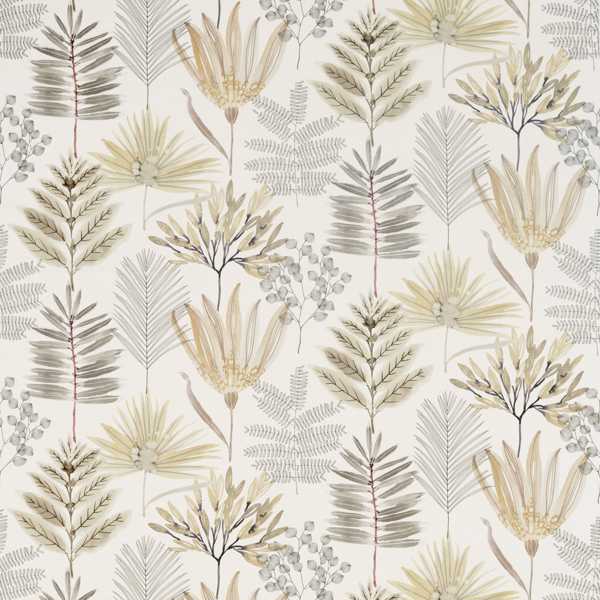 Yasuni Ochre/Linen Fabric by Harlequin