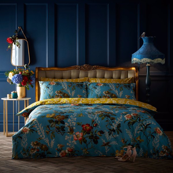 LEIGHTON DUVET SET MULTI Bedding | Clarke & Clarke by Sanderson Design