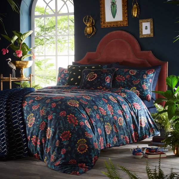 Tonquin Duvet Set Midnight Bedding by Clarke & Clarke