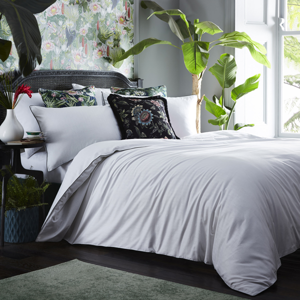 Folia White Bedding by Clarke & Clarke