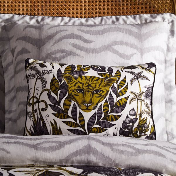 Emma Shipley Designer Amazon Red Teal Jungle Cushion Pillow Sofa Cover 
