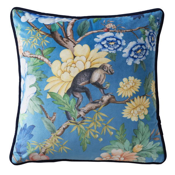Sapphire Garden Sapphire Cushions by Clarke & Clarke