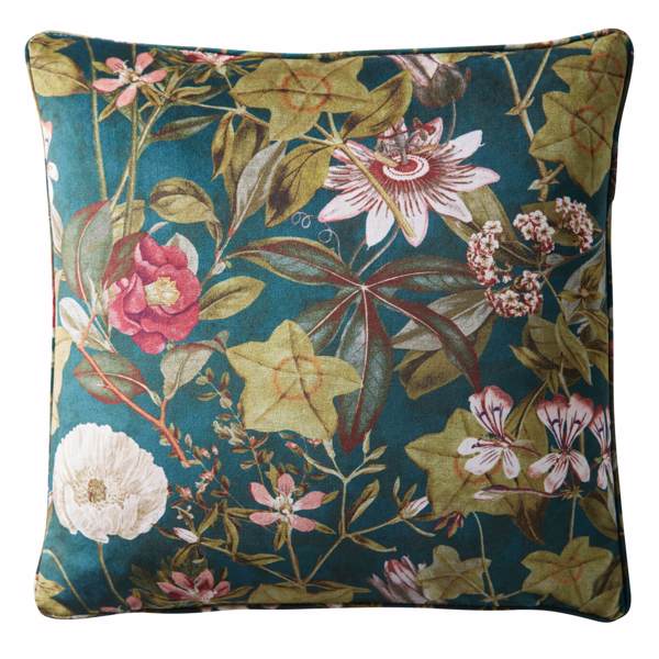 Passiflora Emerald Cushions by Clarke & Clarke