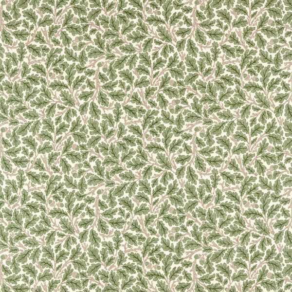 Oak Sage Green Fabric by Morris & Co