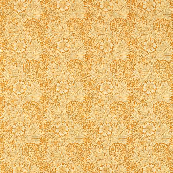 Marigold Cream/Orange Fabric by Morris & Co