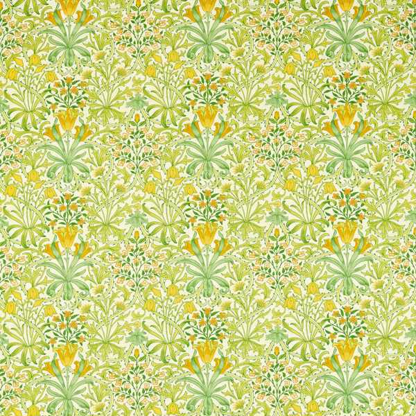 Woodland Weeds Sap Green Fabric by Morris & Co