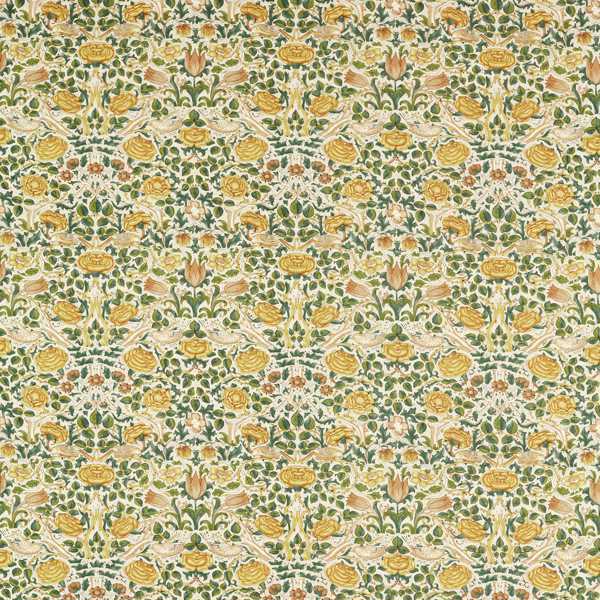 Rose Weld/Leaf Green Fabric by Morris & Co