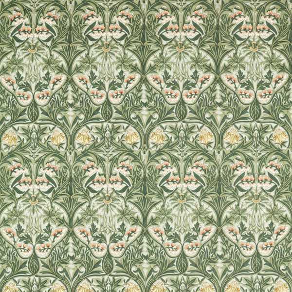 Bluebell Leafy Arbour Fabric by Morris & Co