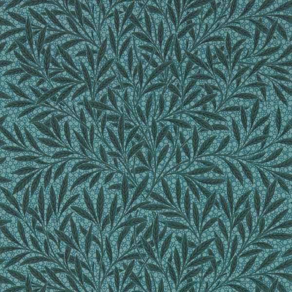 Emery’s Willow Emery Blue Wallpaper by Morris & Co