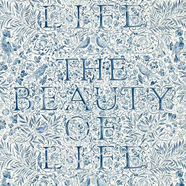 The Beauty of Life Indigo Wallpaper by Morris & Co