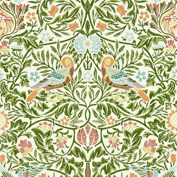 Bird Bough's Green Wallpaper by Morris & Co