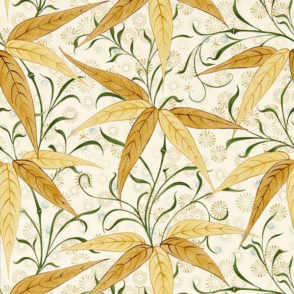 Bamboo Sunflower Wallpaper by Morris & Co