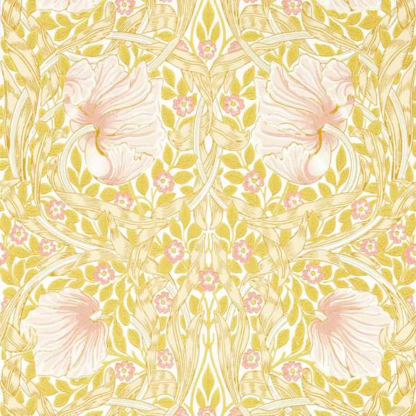 Pimpernel Sunflower/Pink Wallpaper by Morris & Co
