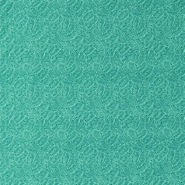 Yew & Aril Teal Fabric by Morris & Co