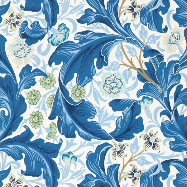 Leicester Paradise Blue Wallpaper by Morris & Co
