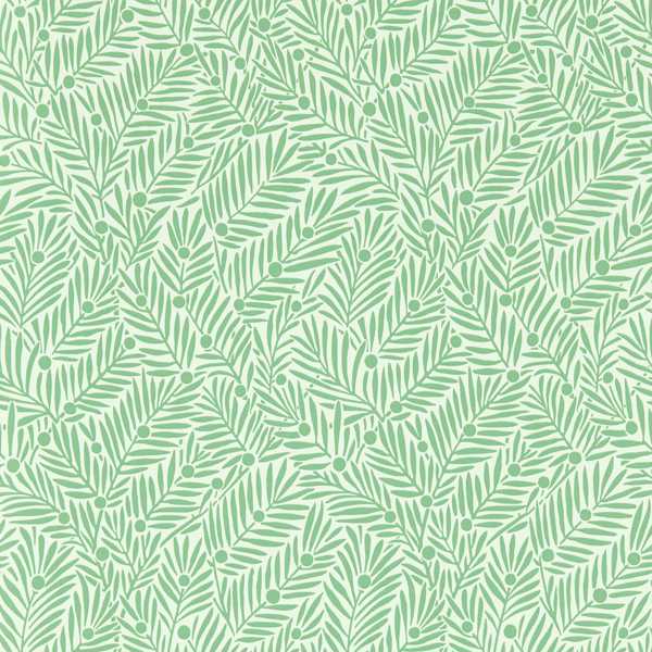 Yew & Aril Spearmint Wallpaper by Morris & Co