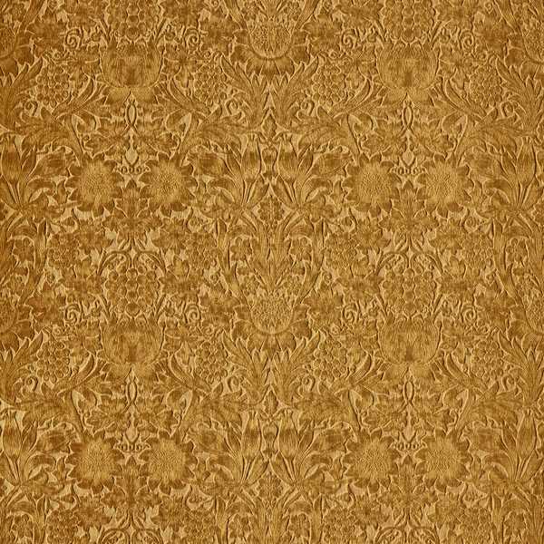 Sunflower Caffoy Velvet Sussex Rush Fabric by Morris & Co