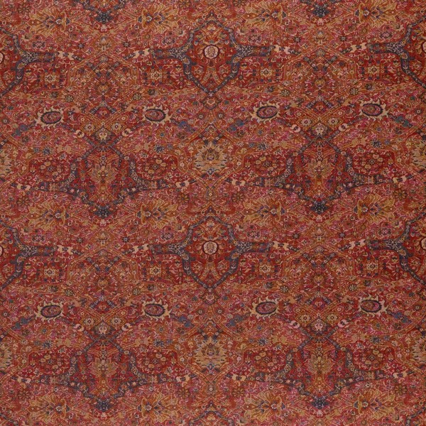 Brantwood Wool Madder/Jodphur Blue Fabric by Sanderson
