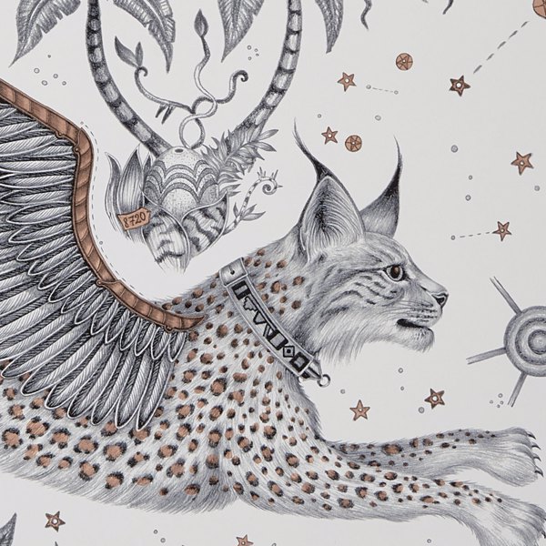 Lynx Nude Wallpaper by Clarke & Clarke