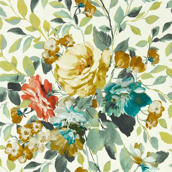 Bloom Antique Wallpaper by Clarke & Clarke