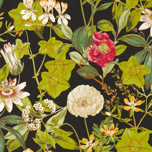 Passiflora Noir Wallpaper by Clarke & Clarke