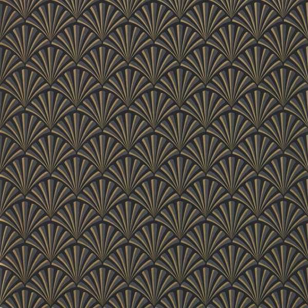 Chrysler Noir Wallpaper by Clarke & Clarke