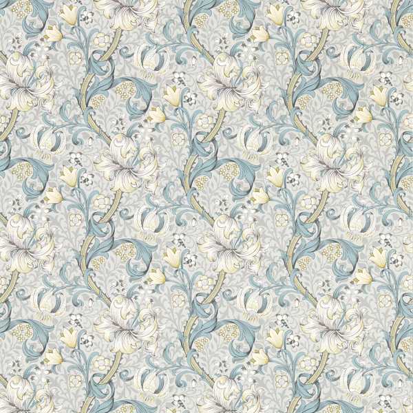 Golden Lily Slate/Dove Wallpaper by Clarke & Clarke