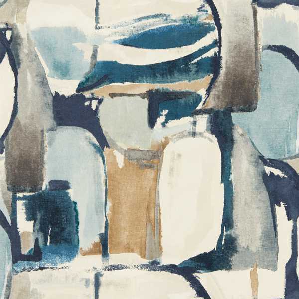 Figura Denim/Linen Wallpaper by Clarke & Clarke