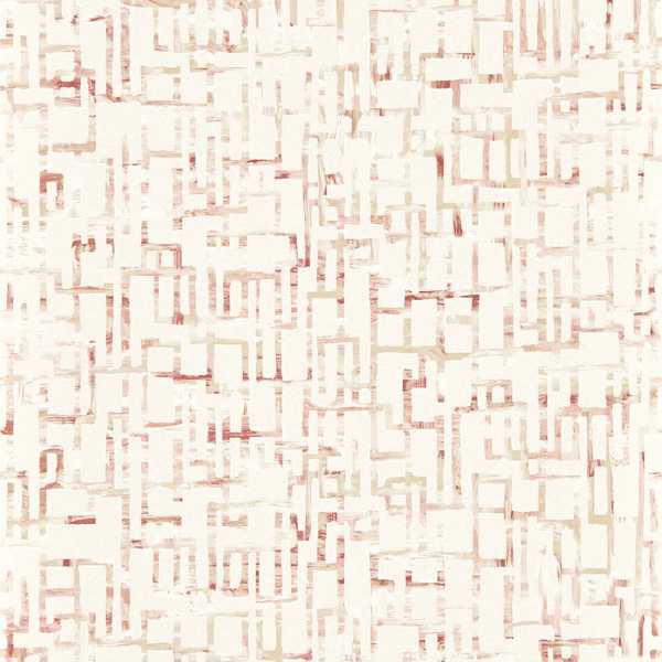 Quadrata Blush Wallpaper by Clarke & Clarke