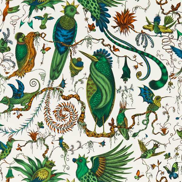 Quetzal Green Wallpaper by Clarke & Clarke