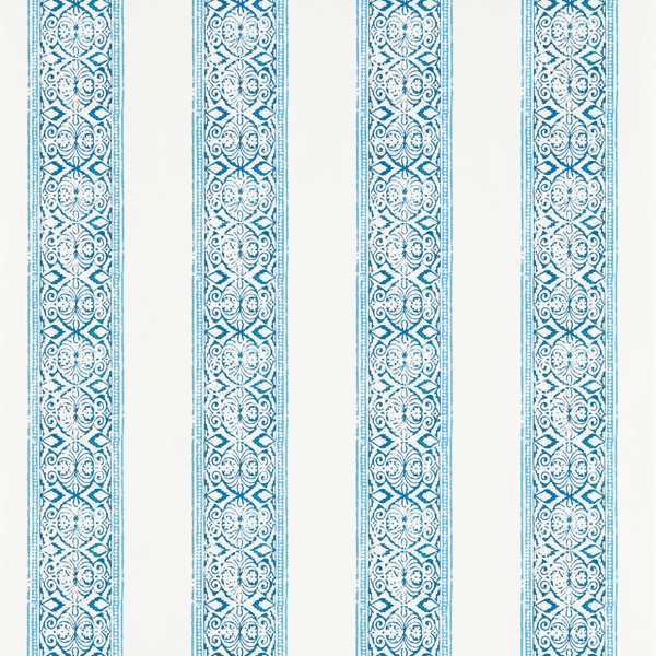 Kalamkari Cobalt Wallpaper by Clarke & Clarke