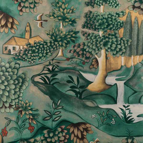 Verdure Tapestry Green Wallpaper by Zoffany