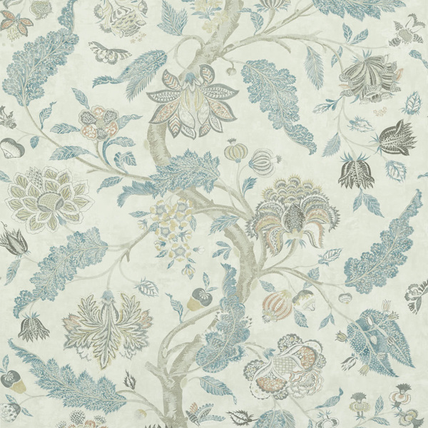 Indienne Print Natrual/Aubusson Fabric by Zoffany