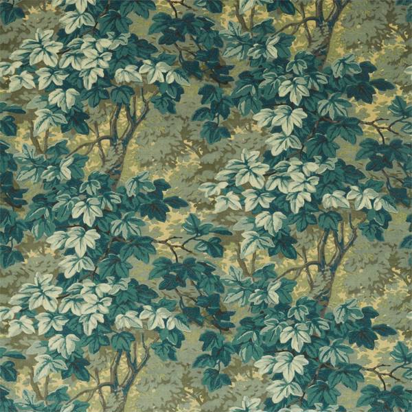 Richmond Park Velvet Evergreen Fabric by Zoffany