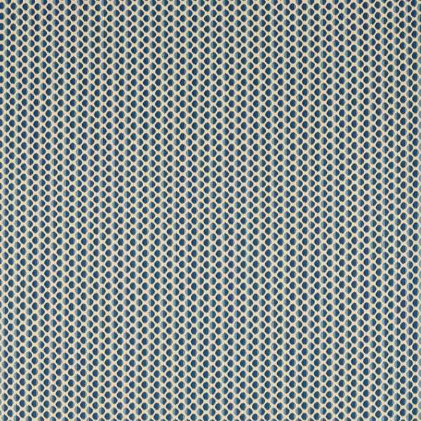 Seymour Spot Indigo Fabric by Zoffany